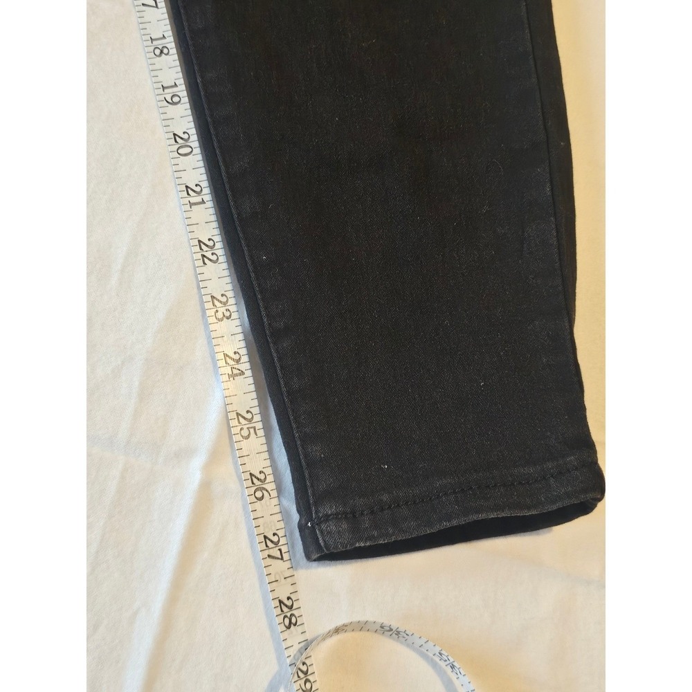 1822 Denim Black Wash High Waist Skinny Jeans Women's Size 14W Stretch Comfort - Picture 6 of 6